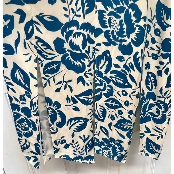 Moda Int’l. size 14 blue & white silk sundress. - Picture 9 of 10